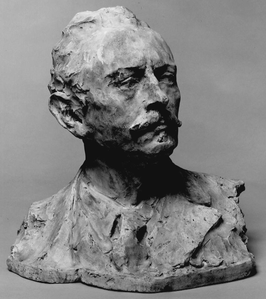 busto ritratto d'uomo (scultura, opera isolata) di Troubetzkoy Paolo (primo quarto sec. XX)