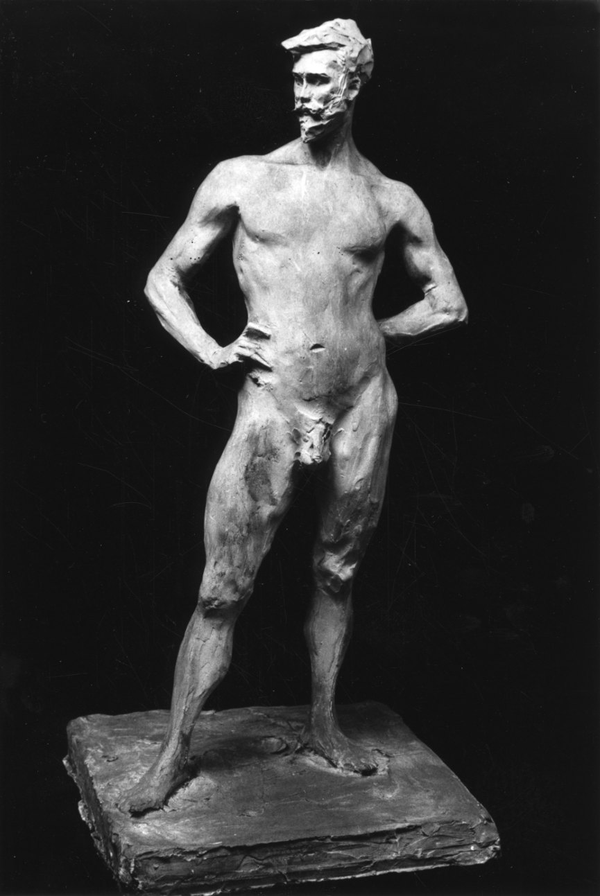 giovane nudo (scultura, opera isolata) di Troubetzkoy Paolo (inizio sec. XX)