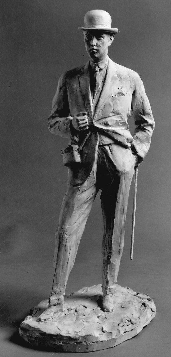 figura maschile (scultura, opera isolata) di Troubetzkoy Paolo (primo quarto sec. XX)