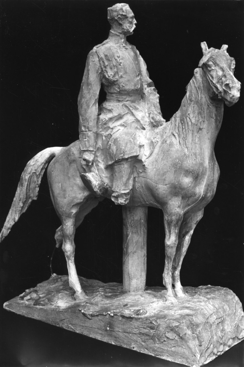 ritratto equestre di Alessandro II Zar di Russia (gruppo scultoreo, opera isolata) di Troubetzkoy Paolo (inizio sec. XX)