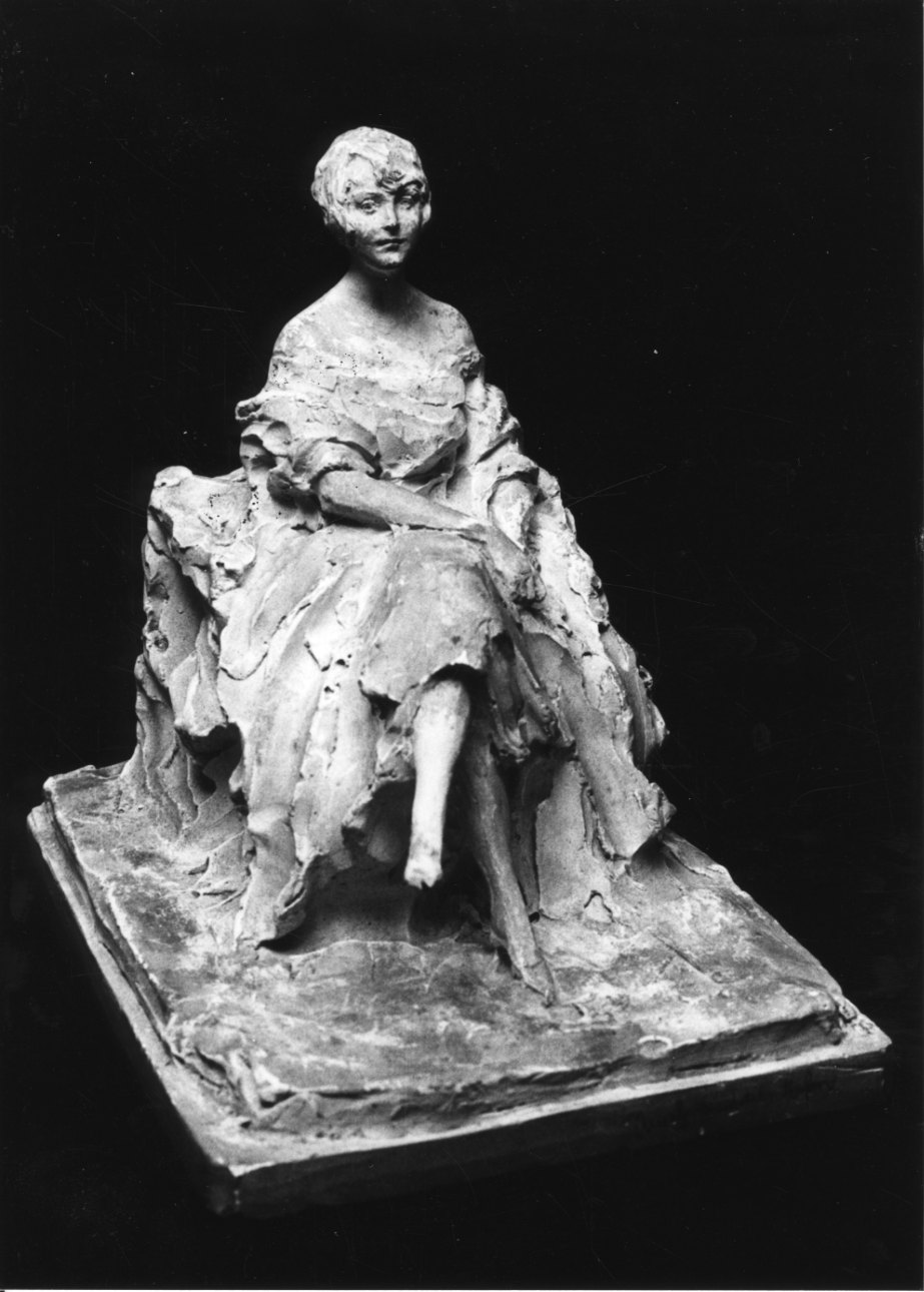 ritratto di Amely Troubetzkoy Hahn (scultura, opera isolata) di Troubetzkoy Paolo (secondo quarto sec. XX)