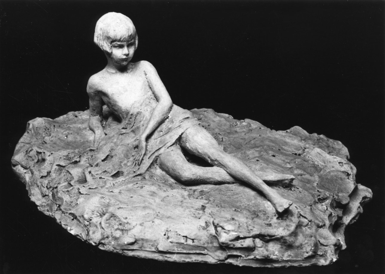 bambina (scultura, opera isolata) di Troubetzkoy Paolo (prima metà sec. XX)