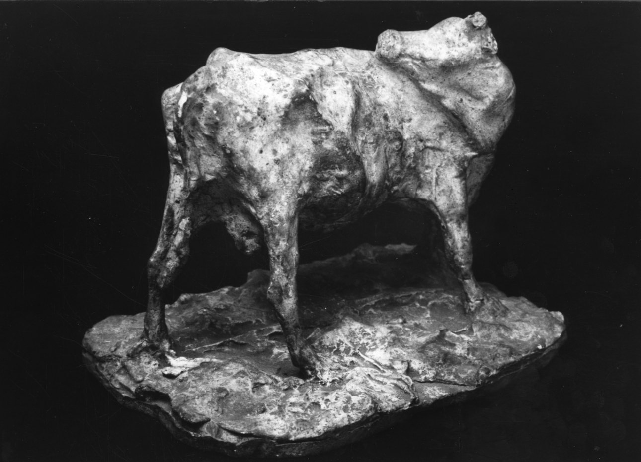 mucca (scultura, opera isolata) di Troubetzkoy Paolo (fine sec. XIX)