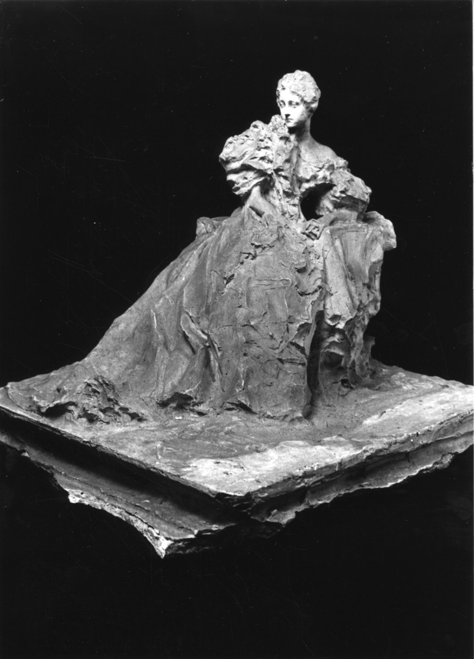 ritratto di Geltrude Anernheimer (scultura, opera isolata) di Troubetzkoy Paolo (fine sec. XIX)