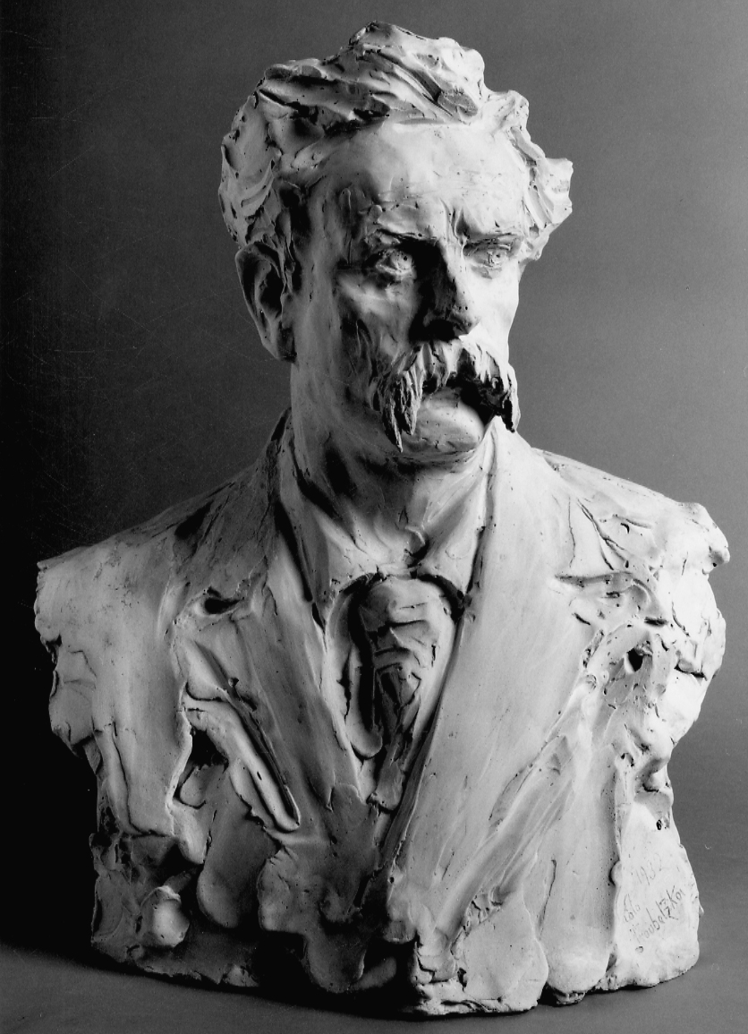 busto ritratto di Achille Tominetti (scultura, opera isolata) di Troubetzkoy Paolo (secondo quarto sec. XX)