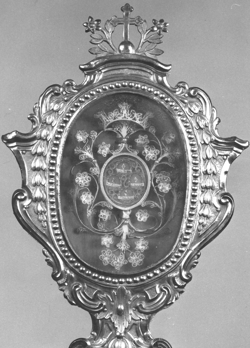 reliquiario a capsula, opera isolata - bottega piemontese (fine sec. XVIII)