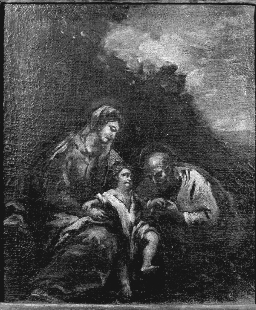 Sacra Famiglia (dipinto, opera isolata) - ambito della Valsesia (sec. XVIII)