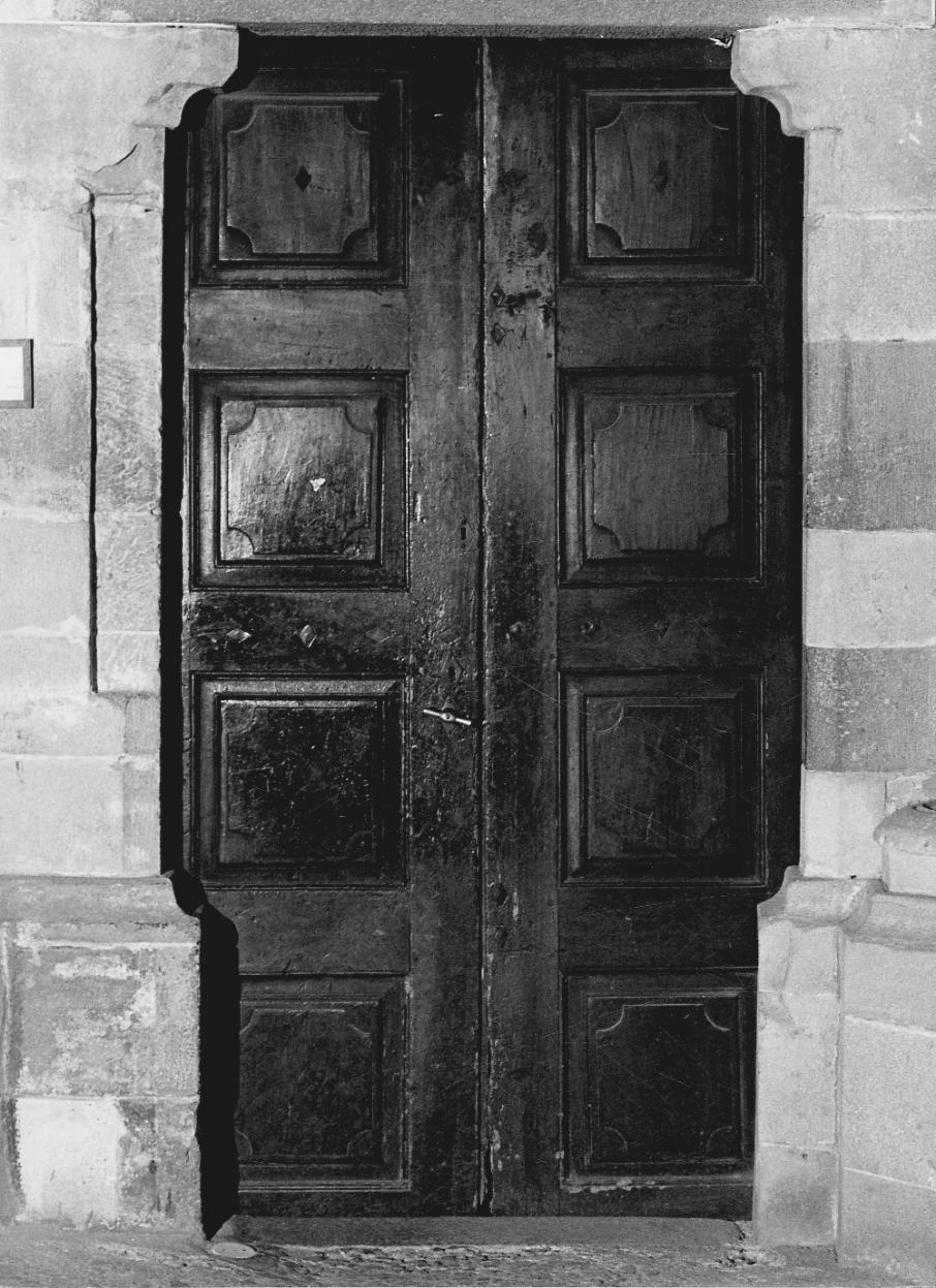 porta, opera isolata - bottega vercellese (sec. XVII)