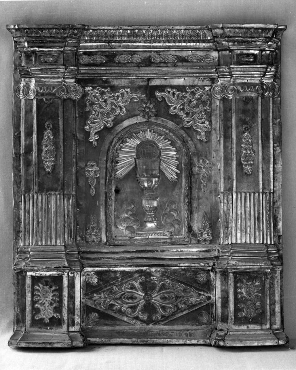 sportello di tabernacolo, opera isolata - bottega vercellese (seconda metà sec. XVIII)
