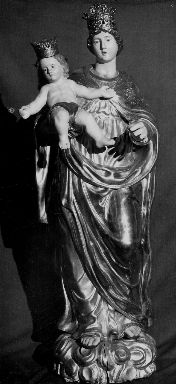Madonna del Carmelo (statua, opera isolata) - bottega piemontese (fine/inizio secc. XVII/ XVIII)