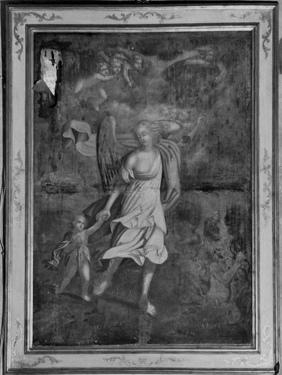 angelo custode (pala d'altare, opera isolata) di Caccia Orsola Maddalena (maniera) (sec. XVII)