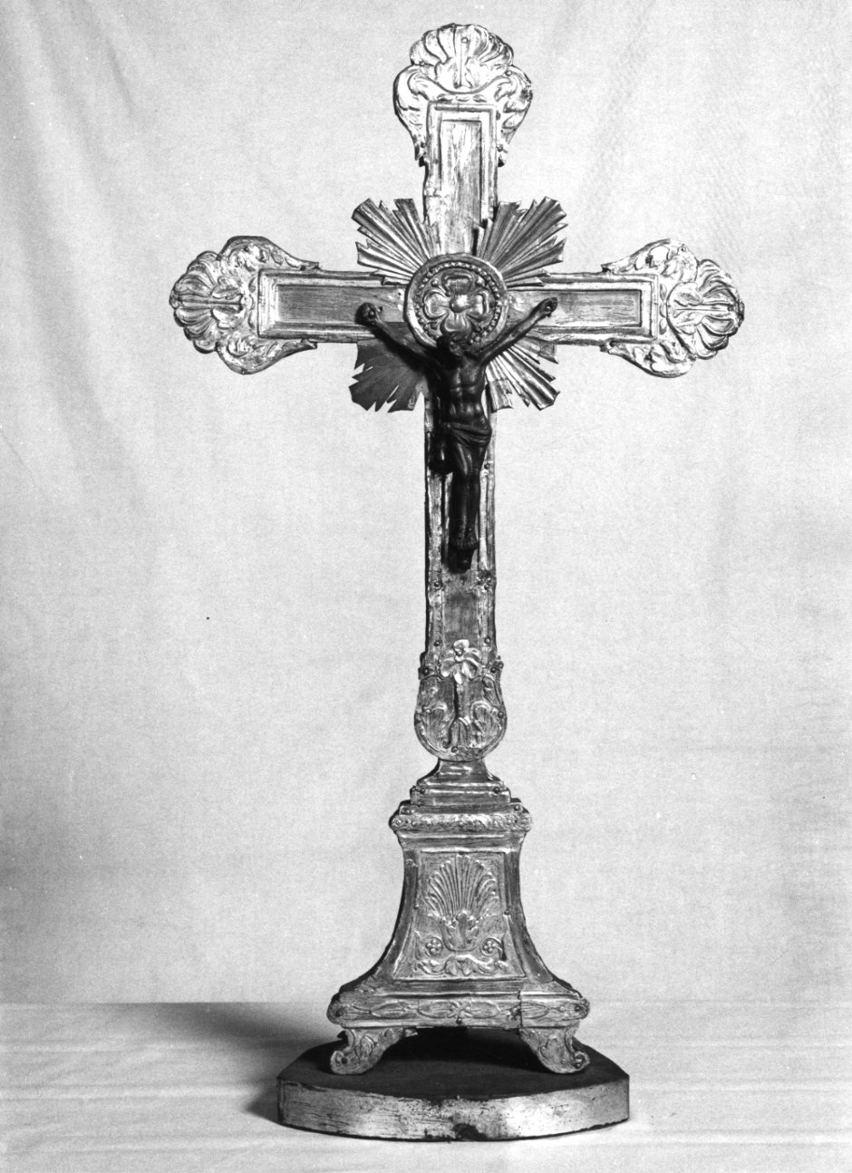 croce d'altare, serie - bottega vercellese (fine sec. XVIII)