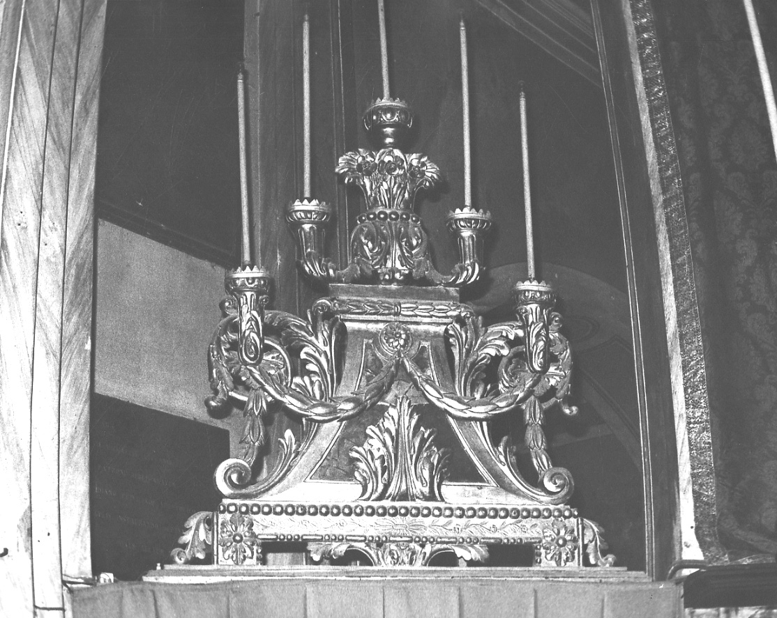 candelabro, coppia - bottega piemontese (prima metà sec. XVIII)