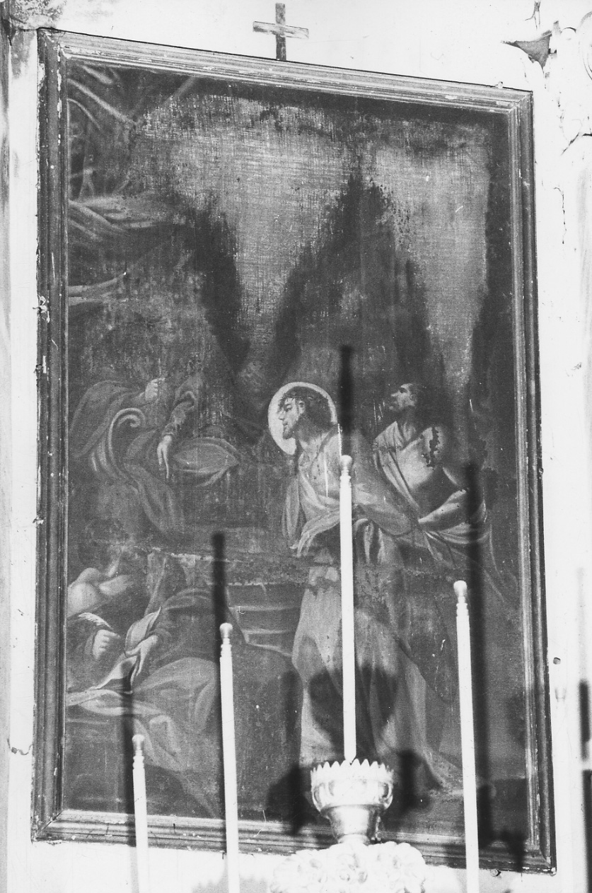 stazione I: Gesù condannato a morte (dipinto, elemento d'insieme) - ambito piemontese (sec. XIX)