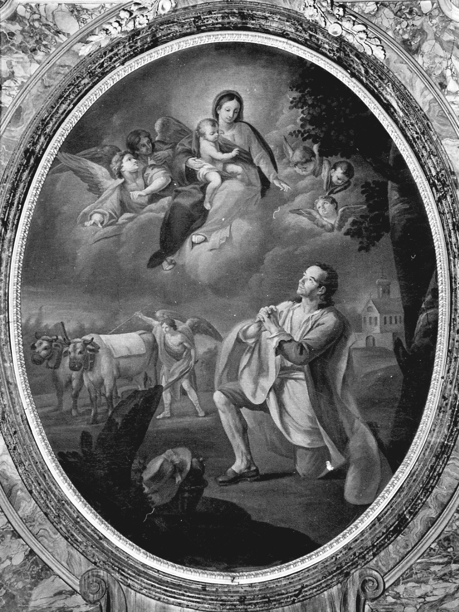 visione di Sant'Isidoro (dipinto, opera isolata) - ambito piemontese (fine sec. XVIII)