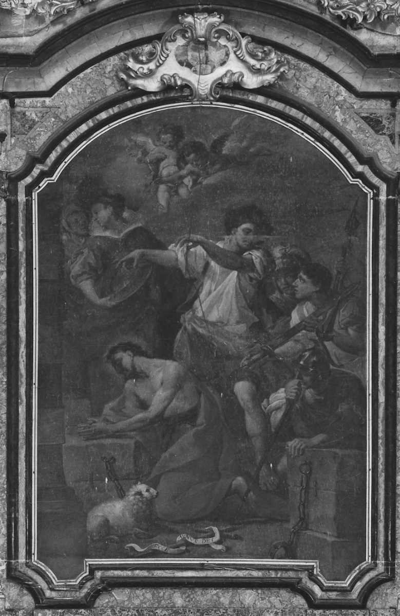 decapitazione di San Giovanni Battista (pala d'altare, opera isolata) - ambito lombardo-piemontese (seconda metà sec. XVIII)
