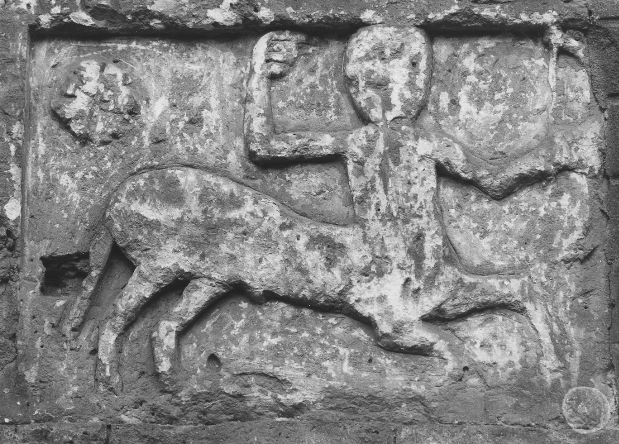 centauro (rilievo, opera isolata) - bottega lombardo-piemontese (seconda metà sec. XII)