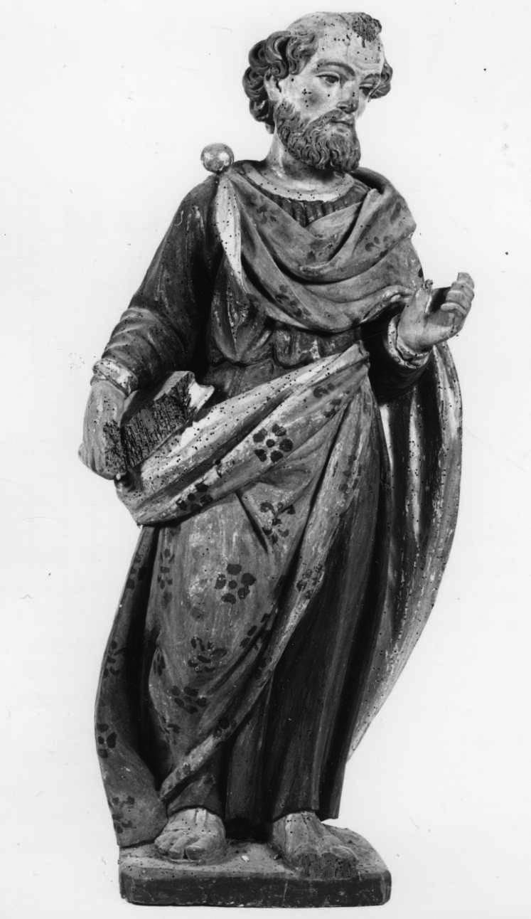 San Pietro (scultura, opera isolata) - bottega della Valsesia (metà sec. XVI)