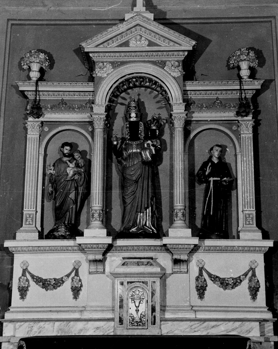 mostra d'altare, opera isolata - bottega biellese (sec. XIX)