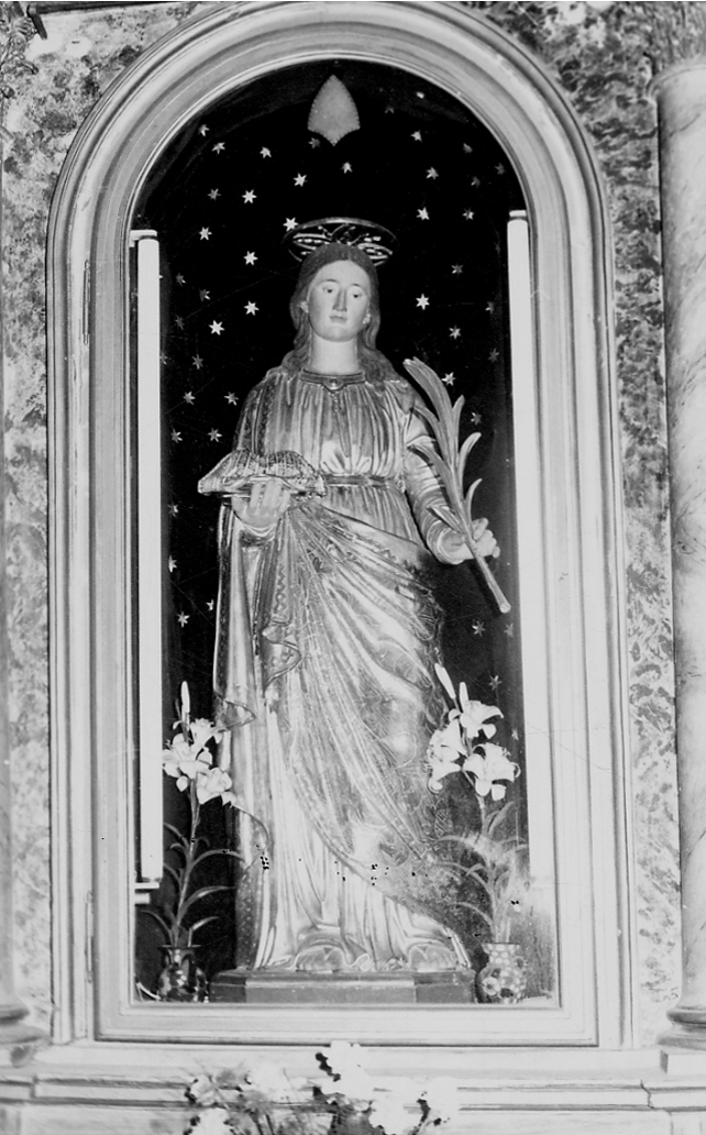 Sant'Agata (statua, opera isolata) di Torno Gaetano (ultimo quarto sec. XIX)
