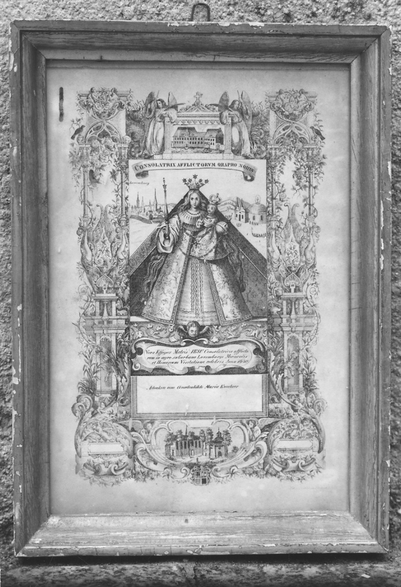 Madonna con Bambino (stampa) - ambito Europa nord-occidentale (prima metà sec. XIX)