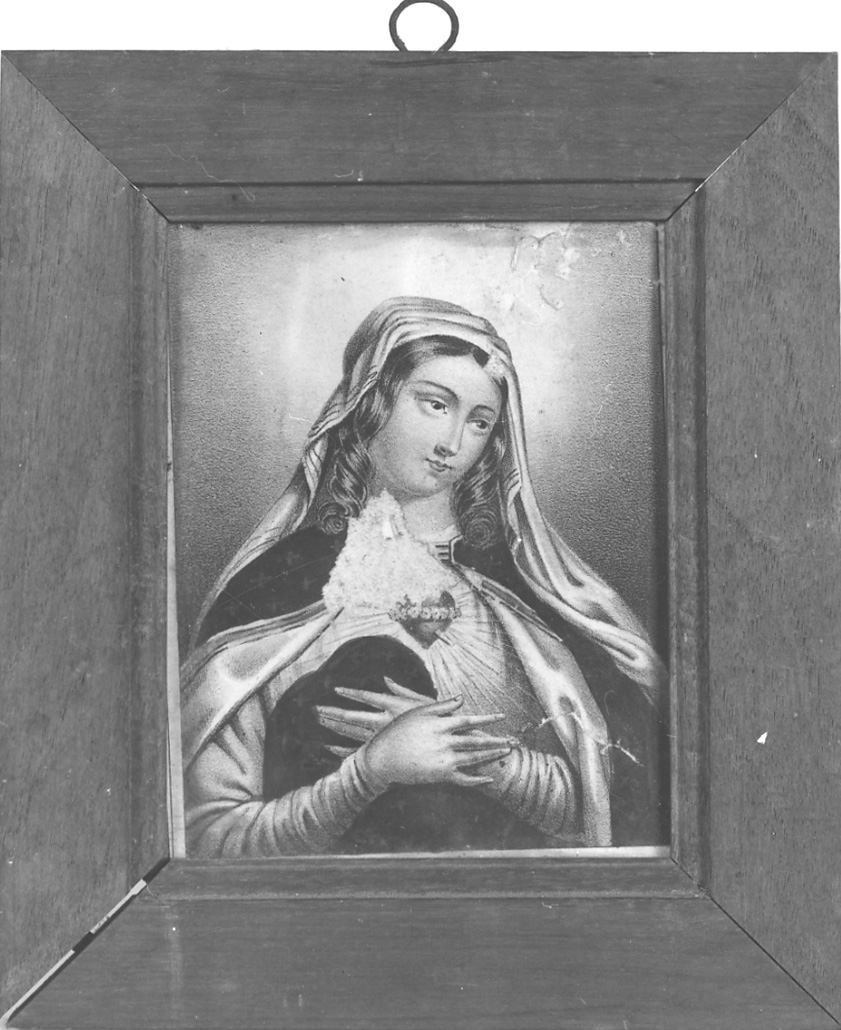 Madonna Addolorata (stampa) - ambito italiano (?) (seconda metà sec. XIX)