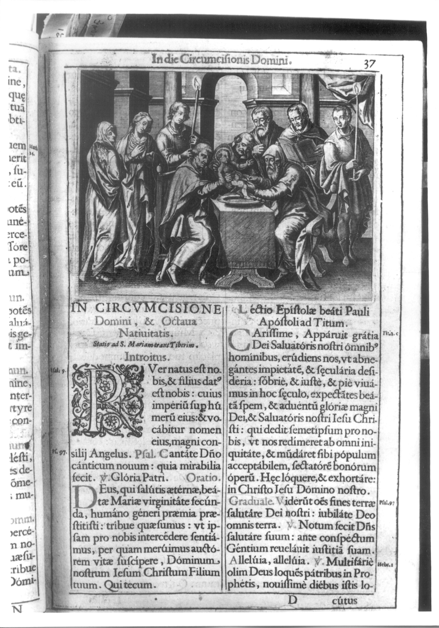 circoncisione di Gesù Bambino (stampa) - ambito italiano (prima metà sec. XVII)