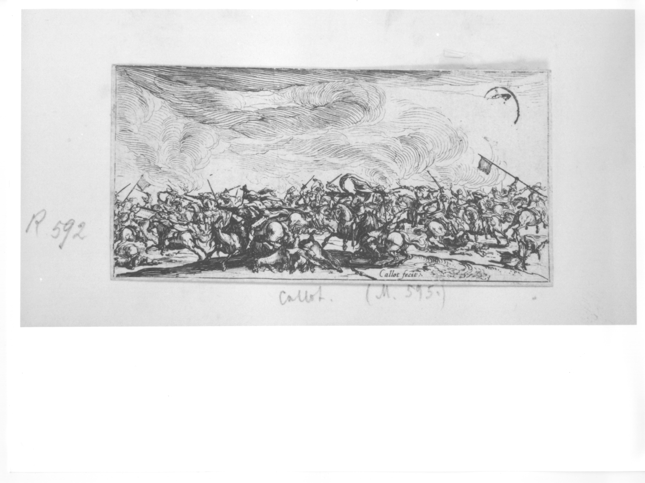 battaglia, scena di battaglia (stampa) di Callot Jacques (primo quarto sec. XVII)