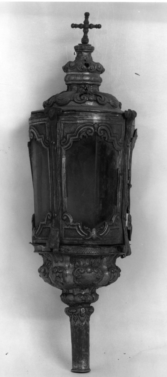 lanterna processionale, serie - bottega piemontese (sec. XIX)