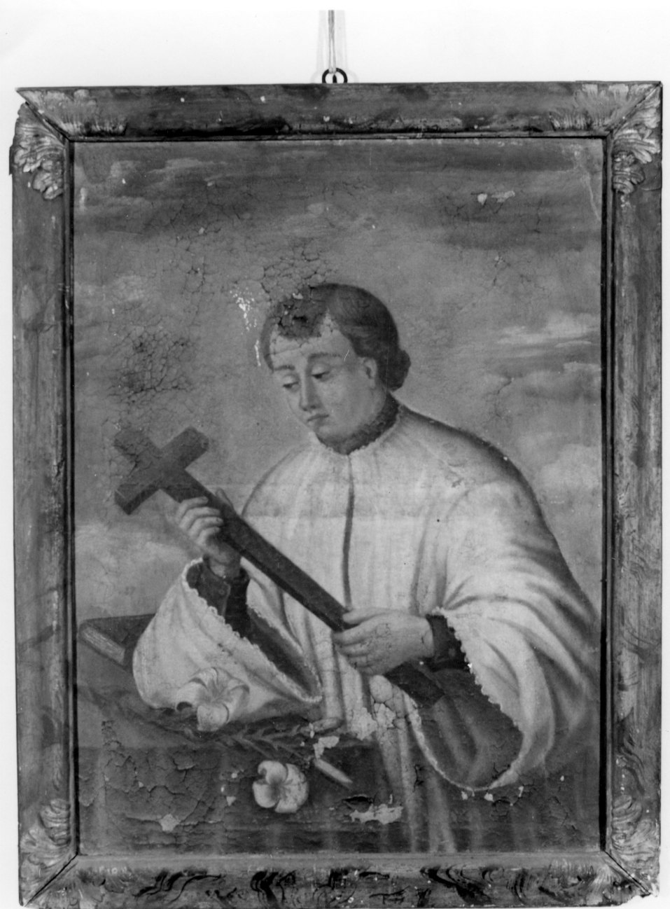 San Luigi Gonzaga (dipinto, opera isolata) - ambito piemontese (prima metà sec. XIX)
