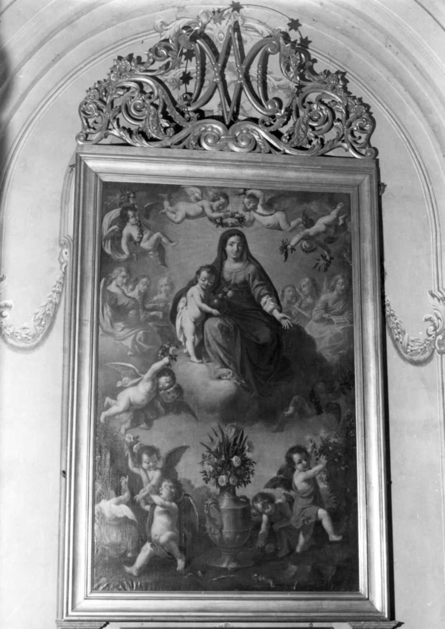 Madonna con Bambino (dipinto, opera isolata) di Claret Giovanni (secondo quarto sec. XVII)