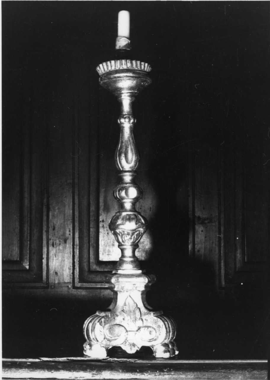 candeliere, coppia - bottega piemontese (fine sec. XVIII)