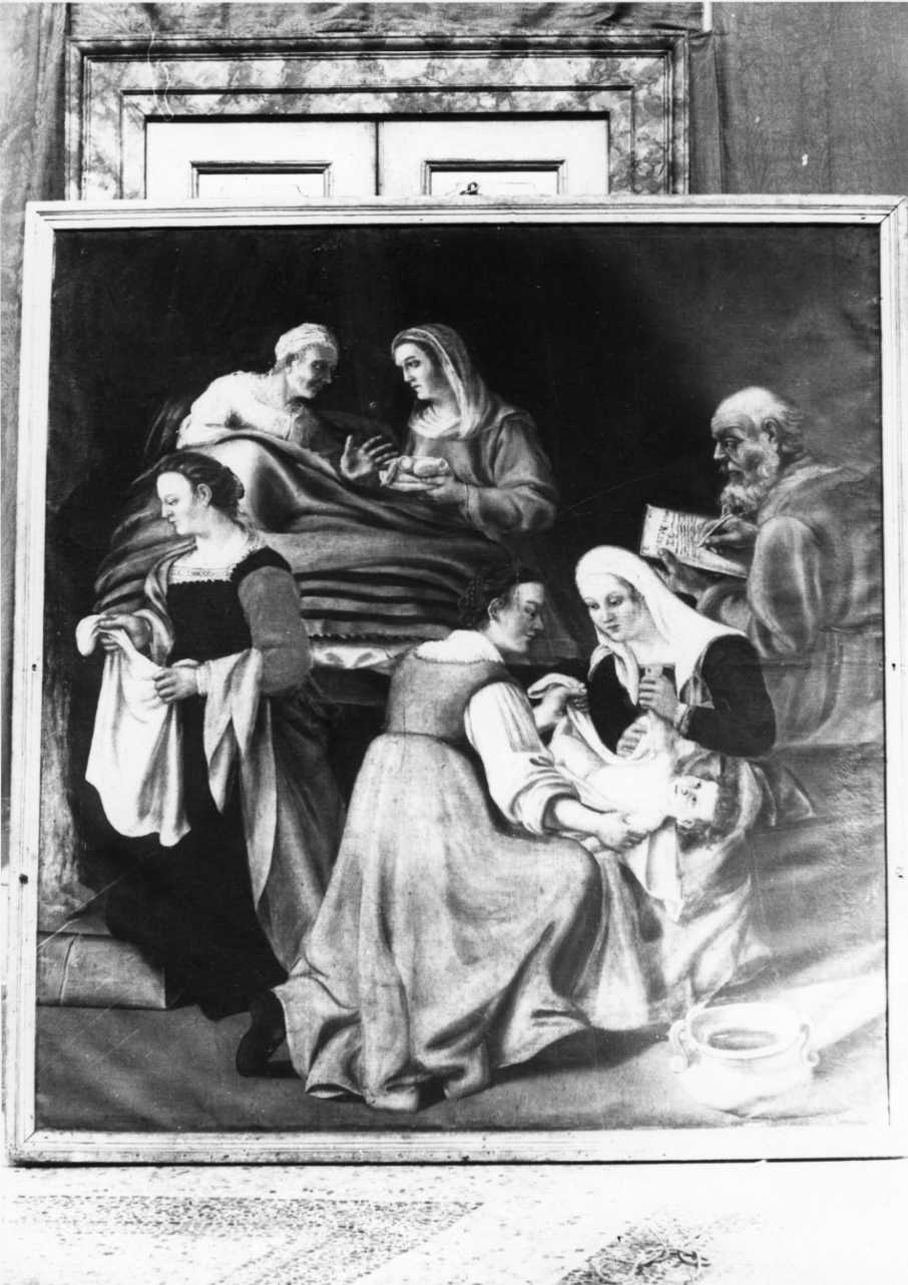 nascita di San Giovanni Battista (dipinto, opera isolata) - ambito piemontese (primo quarto sec. XVII)