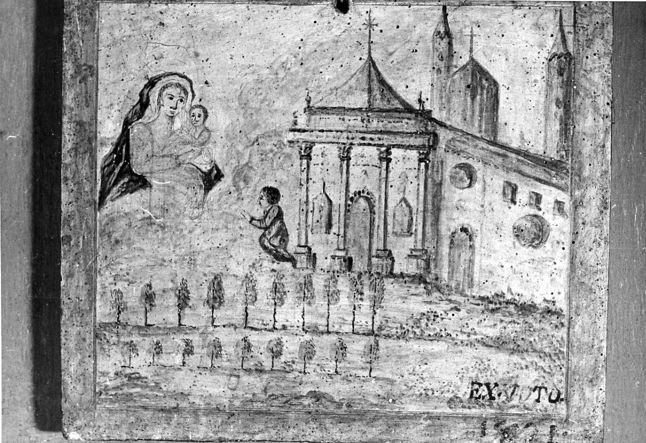 Intervento della Madonna (ex voto, opera isolata) - ambito piemontese (primo quarto sec. XIX)