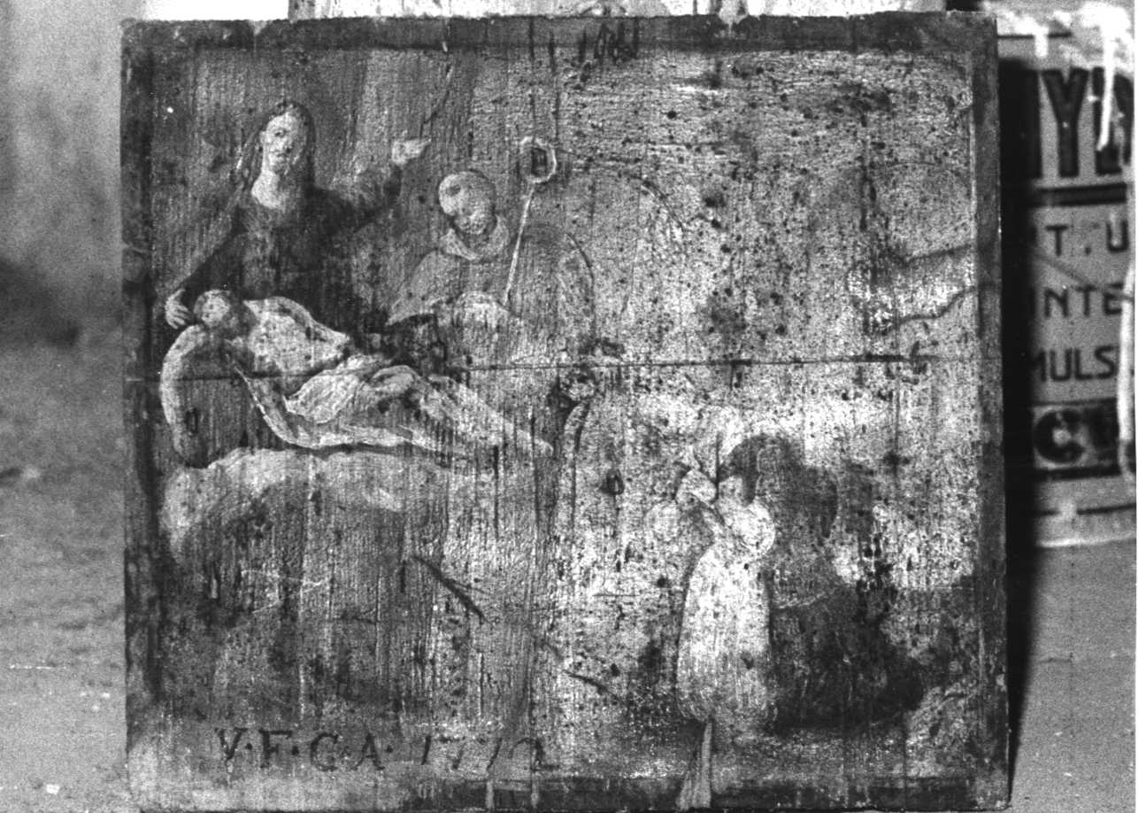 Intervento della Madonna Addolorata (ex voto, opera isolata) - ambito piemontese (terzo quarto sec. XVIII)