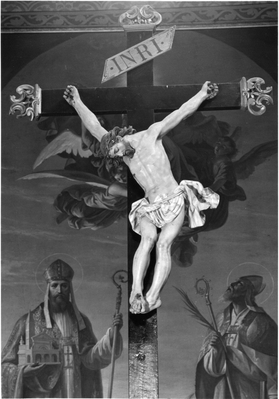 Cristo crocifisso dolente (crocifisso, opera isolata) - ambito piemontese (fine/inizio secc. XIX/ XX)