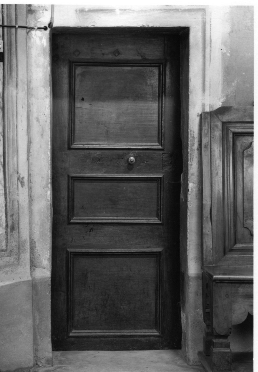 porta, serie - bottega piemontese (fine/inizio secc. XVII/ XVIII)