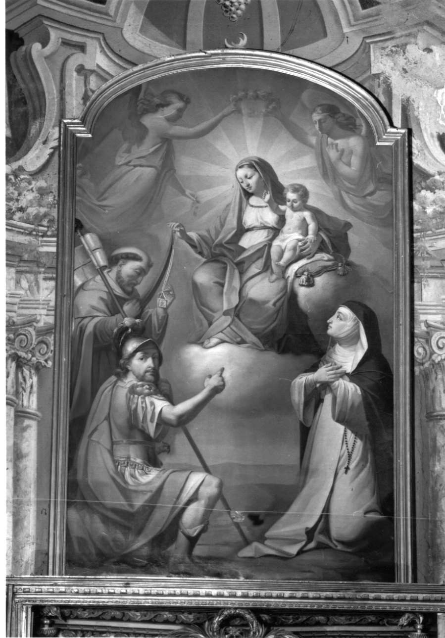 Madonna con Bambino e Santi (dipinto, opera isolata) - ambito piemontese (sec. XIX)