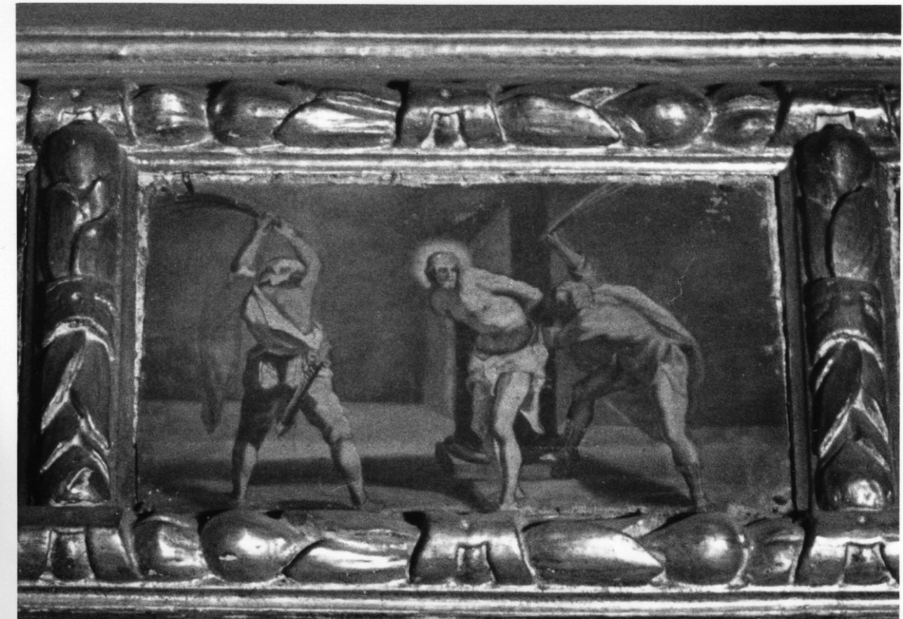 flagellazione di Cristo (dipinto, elemento d'insieme) - ambito piemontese (fine/inizio secc. XVII/ XVIII)