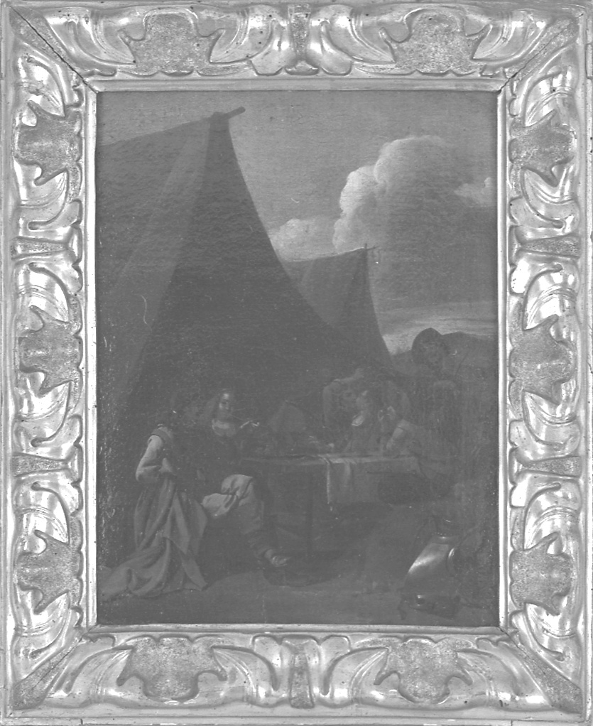 soldati che ripoSano (dipinto, opera isolata) - ambito olandese (sec. XVII)