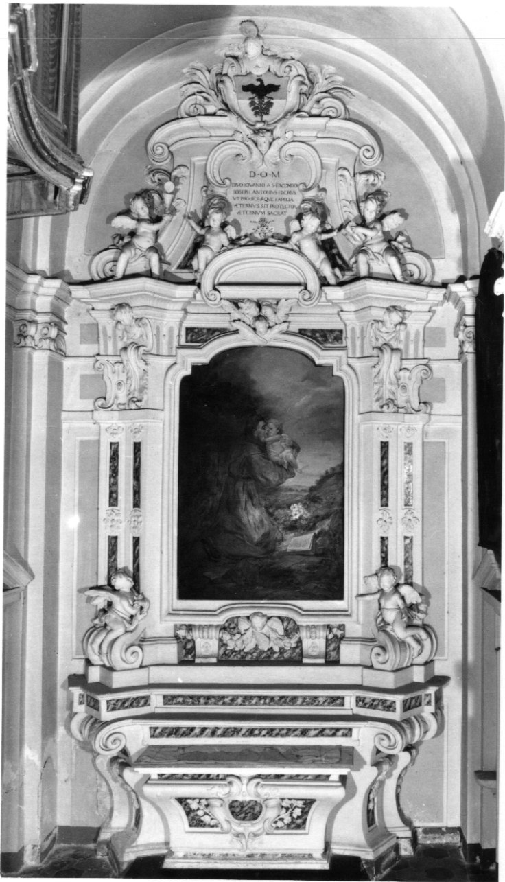 altare - a edicola, opera isolata di Taricco Sebastiano, Beltramelli Domenico (fine/inizio secc. XVII/ XVIII)