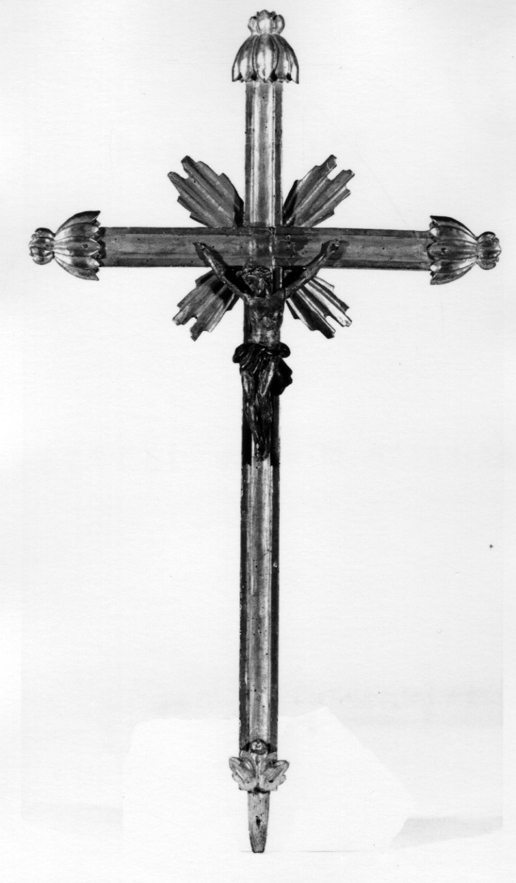 Cristo crocifisso (crocifisso, opera isolata) - bottega piemontese (prima metà sec. XIX)
