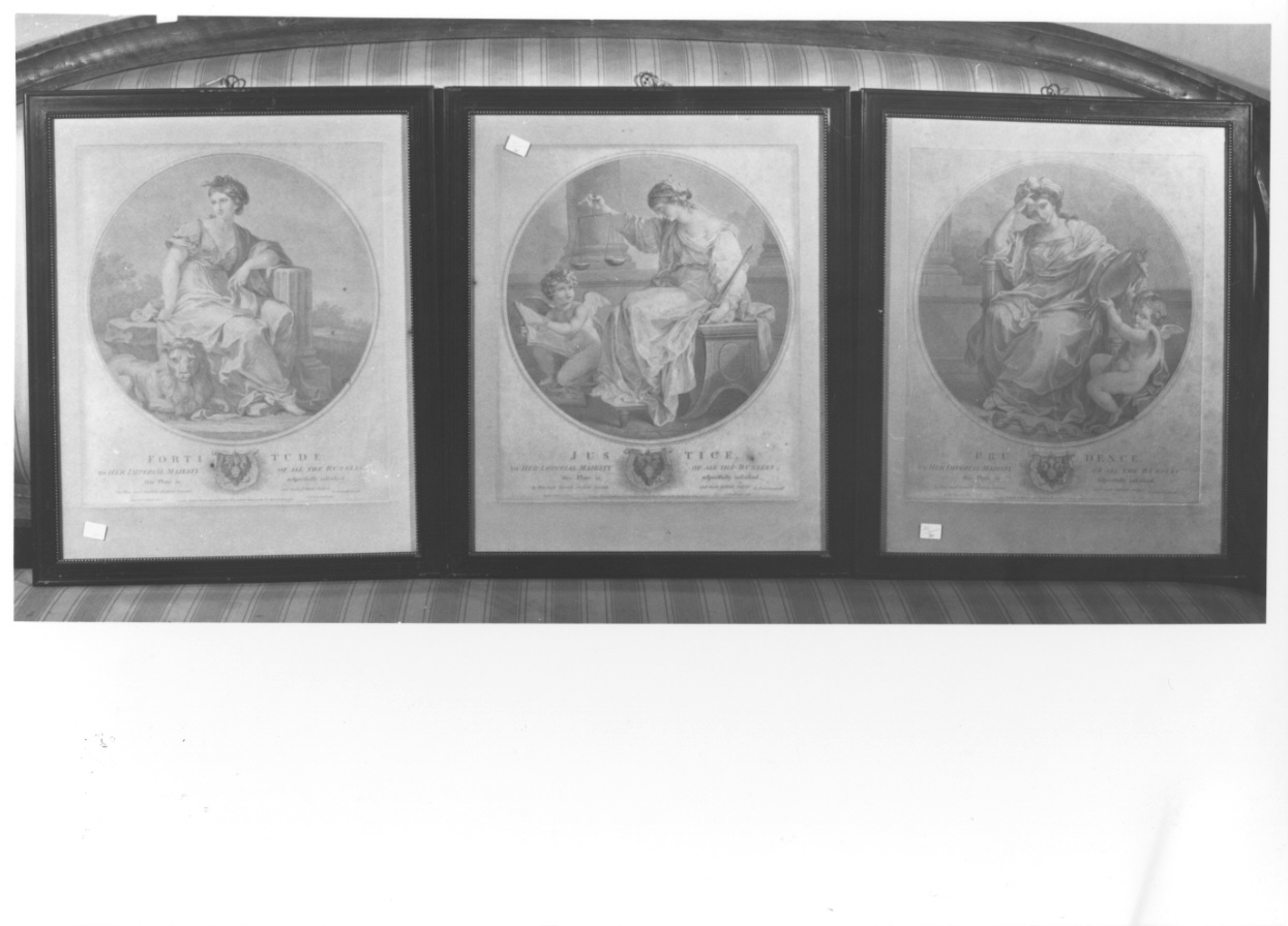 Fortezza (stampa, elemento d'insieme) di Scorodoumoff Gavrila Ivanovitch, Kauffmann Angelica (sec. XVIII)
