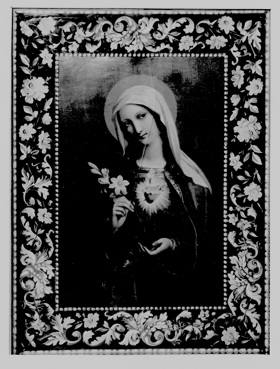Sacro Cuore di Maria (stampa a colori) - ambito piemontese (sec. XIX)