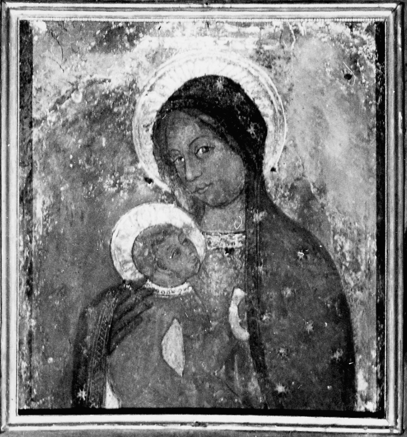 Madonna con Bambino (dipinto, opera isolata) - ambito piemontese (fine sec. XV)