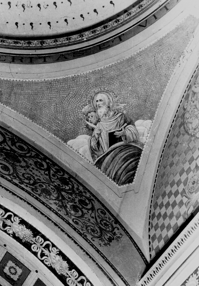 San Marco Evangelista (decorazione pittorica) di Bulgarelli Francesco (secondo quarto sec. XX)