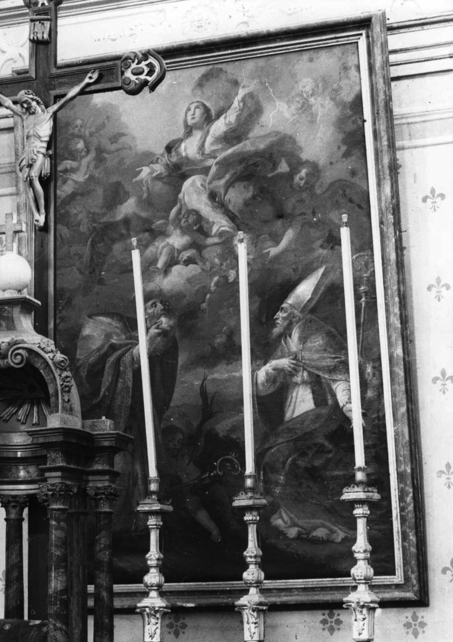Madonna Assunta e santi (dipinto, opera isolata) - ambito lombardo (metà sec. XVIII)