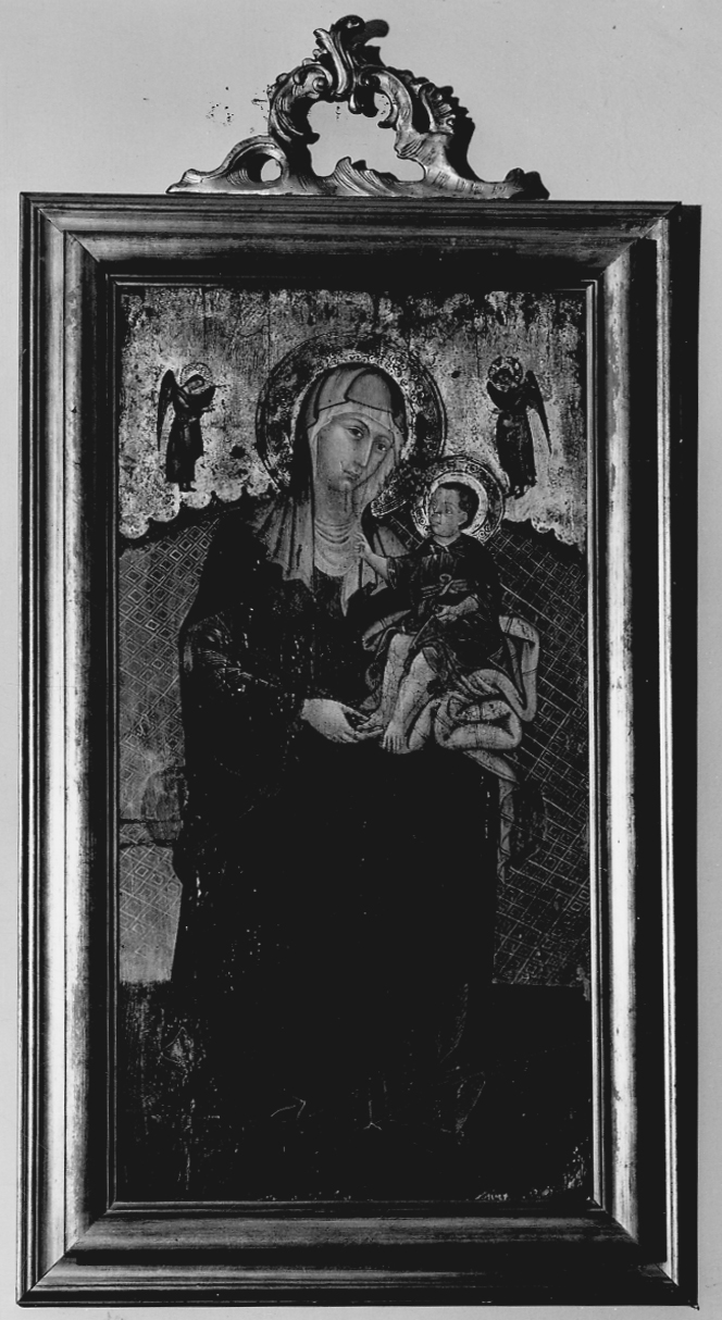 Madonna con Bambino e angeli (dipinto, opera isolata) - ambito toscano (prima metà sec. XX)