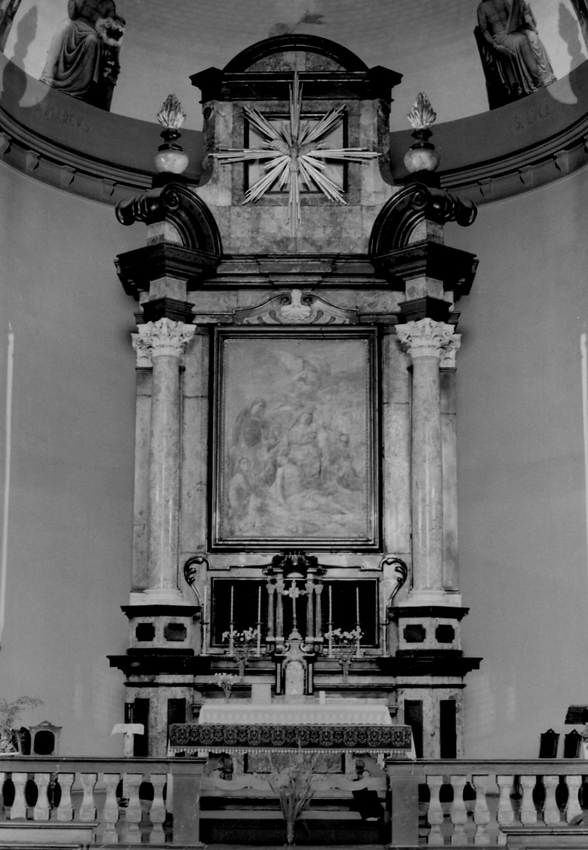 altare maggiore, opera isolata di Melchioni Stefano Ignazio (fine sec. XVIII)