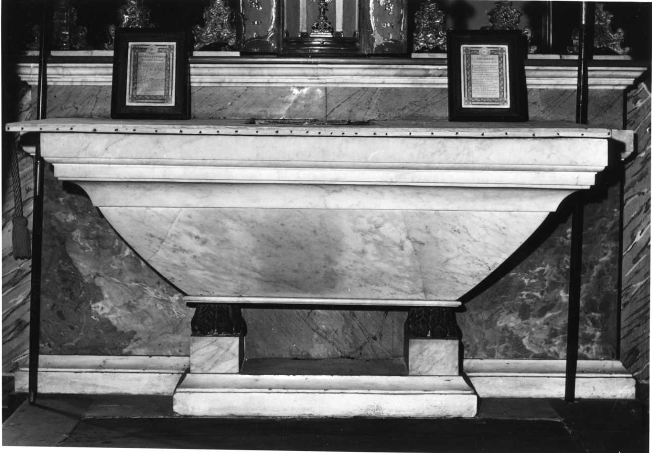 altare - a cofano, opera isolata - bottega novarese (terzo quarto sec. XIX)